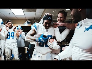 Postgame locker room celebration | Lions at Packers