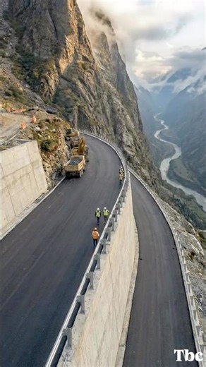 Impossible Mountain Road Construction | Engineering Ai Timelapse