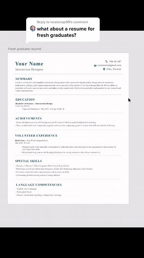 Resume Tips for Fresh Graduates with No Work Experience