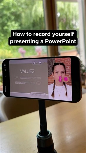 How to record yourself presenting a PowerPoint on your phone