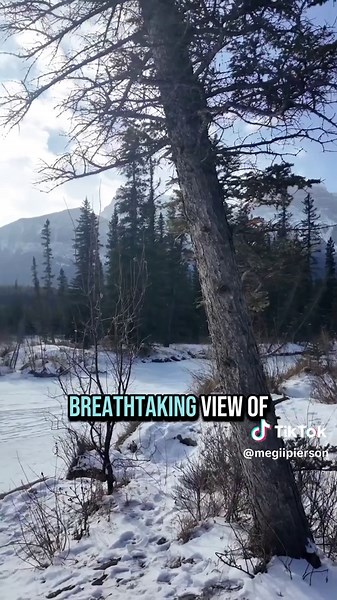 Exploring Three Sisters Viewpoint in Canmore, Alberta