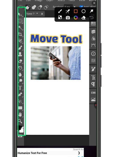 Sida loo isticmaalo Move Tool-ka Photopea Part 5 #foryou #For #somali #mobilegraphicdesigner #graphicdesign @Weydaar Tips