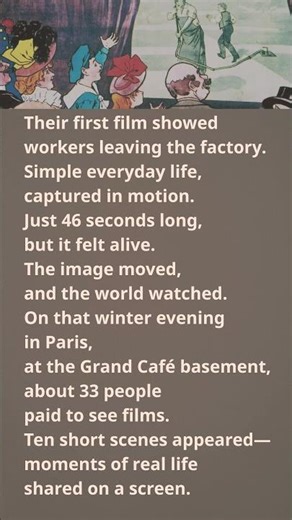 December 28, 1895 — The First Paid Movie Screening