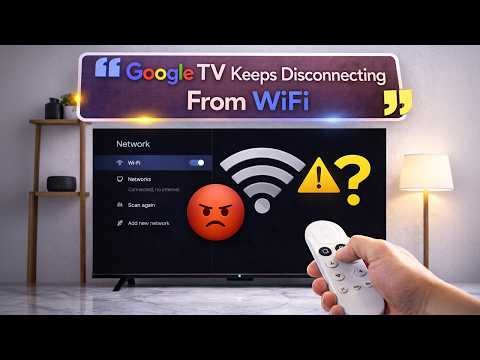 Google TV WiFi Keeps Disconnecting | Fix WiFi Connection Lost Problem on Google TV