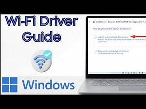 How to Install Wi-Fi Drivers on Windows 11