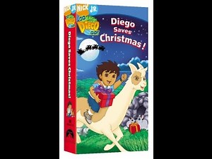 Opening To Go Diego Go!: Diego Saves Christmas EXTREMELY RARE 2006 VHS (Remake)