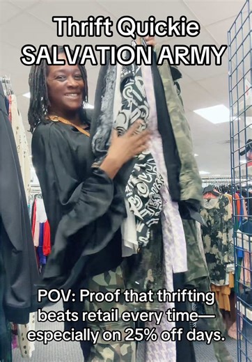 Thrift Quickie Haul at Salvation Army: Save 25%