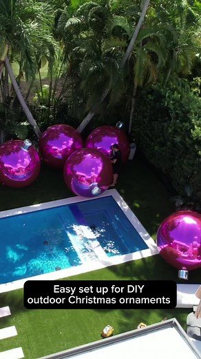 Go BIG this Christmas with our inflatable & reusable Big Shiny Ornaments. These balls are so big even Santa would be impressed! 🎅 Grab yours now and make your house the talk of the town. 🌟 Free Pump included 📦 Hurry, limited stock available | Big Shiny Balls