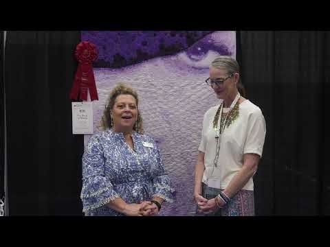 Louise Truett - THE VALUE OF PRINCE takes 2nd Place - AQS QuiltWeek - Lancaster 2025