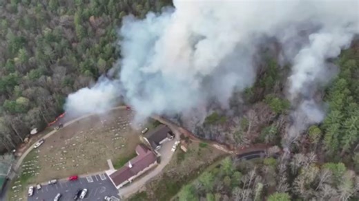 Wilkes County wildfire sits at 90% containment, 600 acres burned