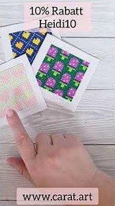 What a brilliant idea for leftover drills Carat.Art #diamondpainting #diy #diamondpaintingcommunity
