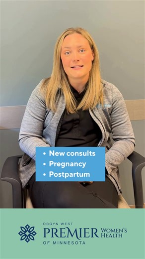 OBGYN West - Premier Women's Health of Minnesota on Instagram: "Meet one of our new team members, Physician Assistant, Avri Bock. Watch to learn more about what she brings to our OBGYN West team. Avri brings great experience in well woman care (hey, college students - she could be a good fit for you), birth control counseling and early pregnancy support. She also cares for common GYN concerns including UTIs, vaginitis, and STI testing and treatment. Schedule your appointment with Avri at 952-249