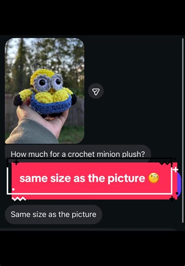Custom Crochet Minions - Perfect Plushie Sizes
