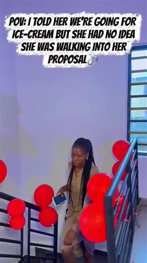 Surprise Proposal at Ice Cream Date | Bride-to-Be Moyin