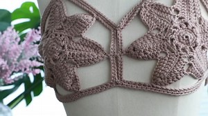 Crochet Flower Bralette Pattern - Etsy