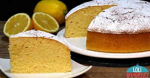 Bizcocho de limón muy jugoso y tierno durante 7 días