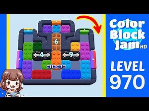 Color Block Jam Level 972 (970) Solution Walkthrough