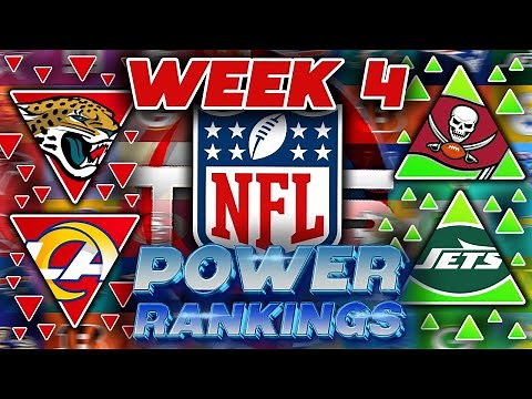 2025 NFL Power Rankings Week 4 Edition! (Watch Every Week Just Like A Crucial Derrick Henry Fumble)