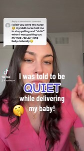 1.3M views · 10K reactions | Why might your labour & delivery nurse tell you to be quiet while delivering your baby? #pregnancy #labourandbirth #birth #laboranddelivery #babytime #pushing #newbornbaby #pregnant | Nurse Sydney | Facebook
