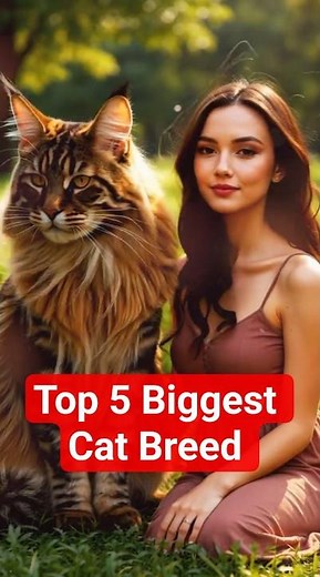 Top 5 Largest Domestic Cat Breeds in the World & Their Real Weights