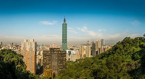 Elephant Mountain in Taipei, Taiwan
