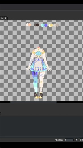 Adding the wings 😌 #pixelart #vtuber #aseprite #digitalart