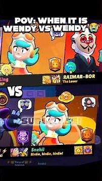 The Most ANNOYING 1v1 In Brawl Stars History! 💀😭 #brawlstars #shorts #wendy
