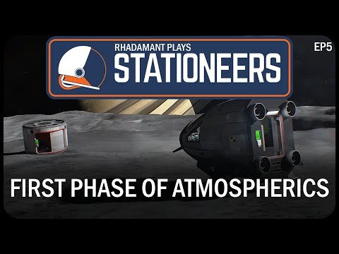 First Phase of Atmospherics in Stationeers - Brutal Difficulty Crashlanded on Mimas // EP5