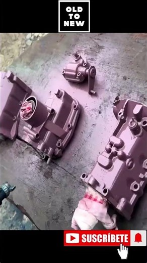 Extremely Rusty Gear Box Restoration ⚙️ #diy #asmr