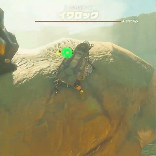 【ティアキン】めがね岩のイワロック ゼルダの伝説ティアーズ オブザキングダムNintendo Switch 2 Edition #ティアキン #shorts