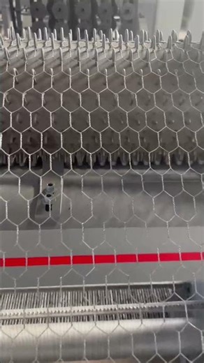 🔩 Automatic hexagonal wire mesh production line for gabion and agricultural applications