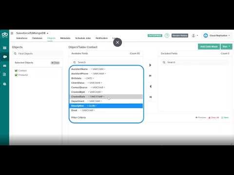 Salesforce To MongoDB - Product Demo