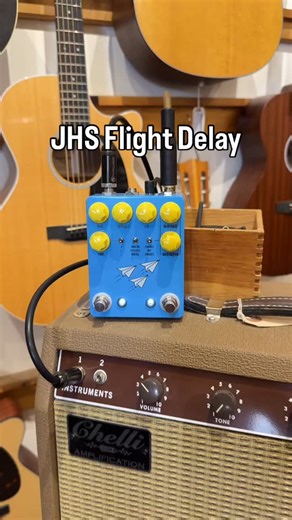 On this holiday weekend, here’s a flight delay that won’t bum you out… the Flight Delay from @jhspedals ✈️ Three modes, tap tempo, and modulation. This pedal will take your tone on a serious voyage!! . . . . . . #effects #effectpedals #pedal #guitarpedal #pedalboard #pedaloftheday #jhs #jhspedals #jhspedalssuck #delay #delaypedal | Telluride Music Co.