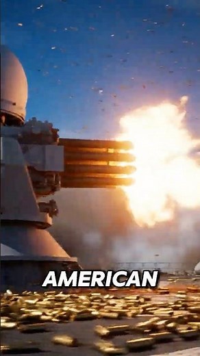 Unstoppable: The Phalanx CIWS in Action 🇺🇸#military #history #usa