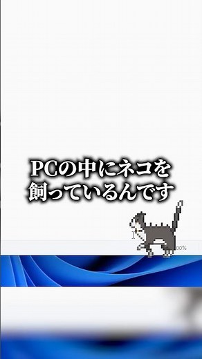 A cat app that lets you keep a cat as a pet on your PC #gamingpc #karasugaming #game #computer #e...