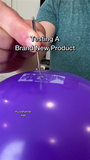 Testing Luvs Platinum Protection Triple Leakguard innovation with @Logan Nathanson! #MoreToLuvs