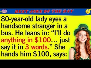 80 years Old lady , and $10,0 – A Hilarious Twist! 😂 BEST JOKES OF THE DAY!