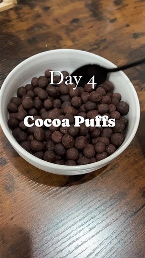 🍫 Cocoa Puffs🍫 * 2 cups oat flour * 9 Tbsp maple syrup * 10.5 Tbsp peanut butter * 7.5 Tbsp cocoa powder * Combine all ingredients. * Mix until you need to use your hands to shape the mixture into a dough. If it’s too dry, add more maple syrup or peanut butter. If it’s too wet, add more oat flour, one teaspoon at a time. * Next, preheat the oven to 320 °F and line a large baking sheet with parchment paper. * Divide the dough into four pieces and roll them into ropes about 1 inch ishhh * Cut th
