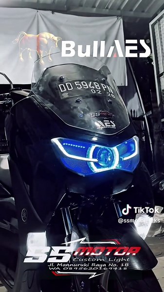 Nmax New ✅ Turbo SE experience V2 ✅ devil RGB bluetooth ✅ shround RGB bluetooth ✅ custom lazy putih ✅ kabel setrelay Order fast respon: WA/tlpn : 0895-620-1694-18 Mau pasang Custom lampu biled/ modifikasi jangan lupa gaskeun ke SS MOTOR Ya🤗🤗 Kami buka setiap hari kecuali hari (Jum'at) Dari jam 09.00 - 20.00 ya Lokasi toko. Jl. Mannuruki raya no 1b kec Tamalate Kota Makassar Sulawesi Selatan Atau bisa cek maps : SS MOTOR Follow sosial media lainnya Tiktok : ss motor Instagram : ssmotor_mks @BUL