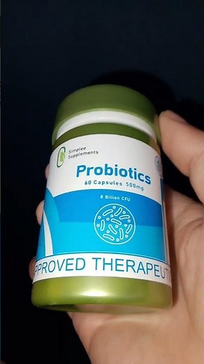 Simplee Probiotics Capsule Supplements – FDA Approved | 500mg | 60 Capsules – Daily Digestive
