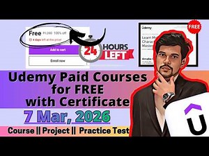 🚨 Udemy Courses FREE With Certificate | 100% OFF Coupons (Only 4 Days Left!)