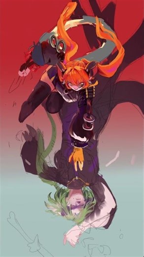 Burn it all down #isolde #orphie #magus #zenlesszonezero #speedpaint