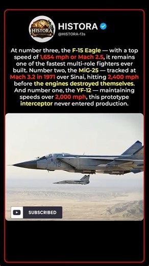 Why The YF-12 Was the Fastest Fighter Ever Built 👀💨 ⭐