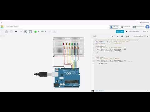 program runing LED arduino