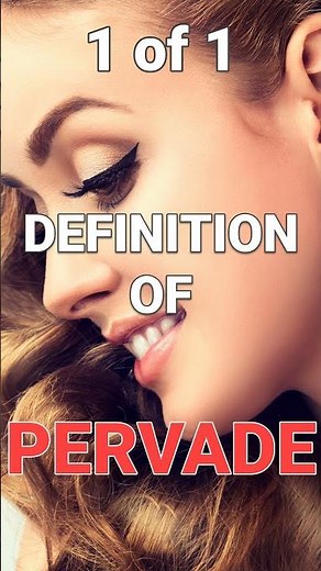 How to define "Pervade" after dark