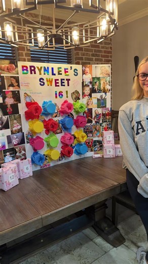 Day 10 of @💐brynlee adele💐 16 days until she’s 16 punch board! #sweet16 #birthdaypunchboard #countdown #16daysto16