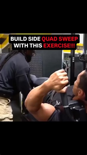 Build your quad side sweep. ✅️ Stop Procrastinating and Transform Your Life Today! If you've been putting off your fitness goals or found previous programs too complicated, it's time for a change. Achieve Your Dream Body with a Personalized Training and Nutrition Plan! Join over 700 members who are already transforming their lives. Here’s what makes our program unbeatable: ⚡ Expert-Driven Customization: Your fitness journey will be uniquely yours, meticulously tailored to your body type, lifesty