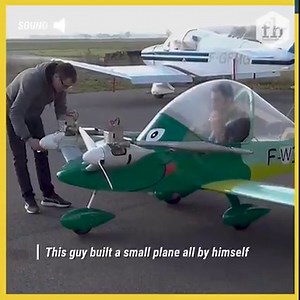 This guy built a tiny plane and took it for a test flight | Family Handyman