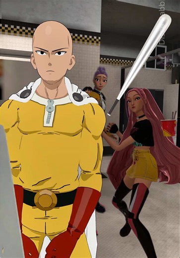 Kpop Demon Hunters vs One Punch Man #kpdh #anime #rumi #meme #vrchat | bald ninja song
