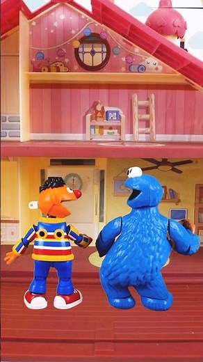 Satisfying Experience with Sesame Street Collection | Cookie Monster and Ernie Toys #short #toy